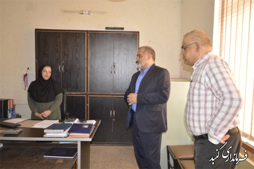 بازديد سرزده فرماندار ویژه گنبدکاووس از اداره بهزیستی اين شهرستان
