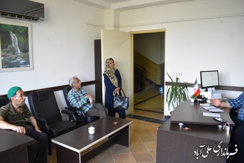 طبق روال هر هفته ، ملاقات مردمی فرماندار علی آبادکتول برگزار شد