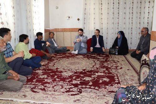 دیدار و عیادت فرماندار شهرستان از ملی پوش بوکس گالیکشی