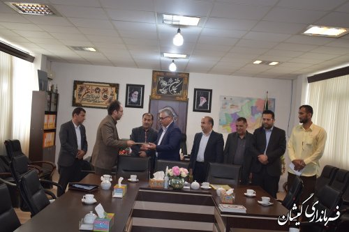 انتزاع اداره آب و فاضلاب شهرستان گمیشان از شهرستان ترکمن و معارفه مدیر آب و فاضلاب شهرستان