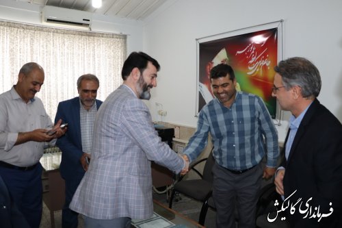 دیدار صمیمی فرماندار گالیکش با مسئولین حراست فرمانداری و برخی ادارات شهرستان