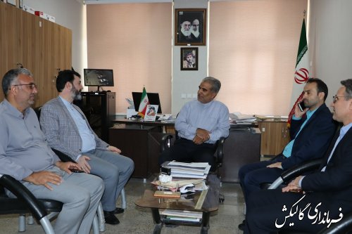 دیدار صمیمی فرماندار گالیکش با مسئولین حراست فرمانداری و برخی ادارات شهرستان