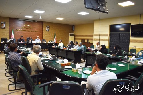 جلسه ستاد شئون فرهنگی به مناسبت ماه محرم در شهرستان علی آبادکتول برگزار شد