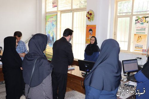 بازدید فرماندار شهرستان از مراکز مثبت زندگی و مجتمع پردیس شهر گالیکش
