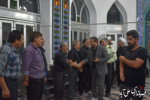 دیدار فرماندار با 30 هیئت مذهبی از ابتدای محرم تاکنون در شهرستان علی آباد کتول