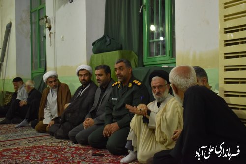 دیدار فرماندار با 30 هیئت مذهبی از ابتدای محرم تاکنون در شهرستان علی آباد کتول