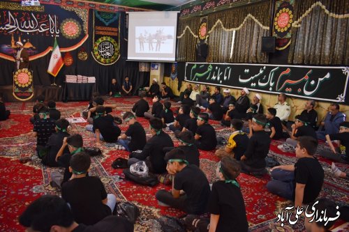 سوگواره احلی من العسل در علی آباد کتول برگزار شد