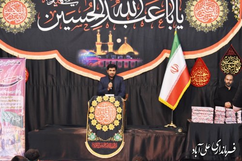 سوگواره احلی من العسل در علی آباد کتول برگزار شد