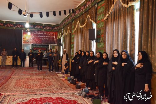 سوگواره احلی من العسل در علی آباد کتول برگزار شد