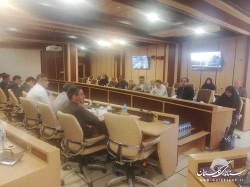 تشکیل هیئت اندیشه ورز اداره کل مدیریت بحران استان گلستان