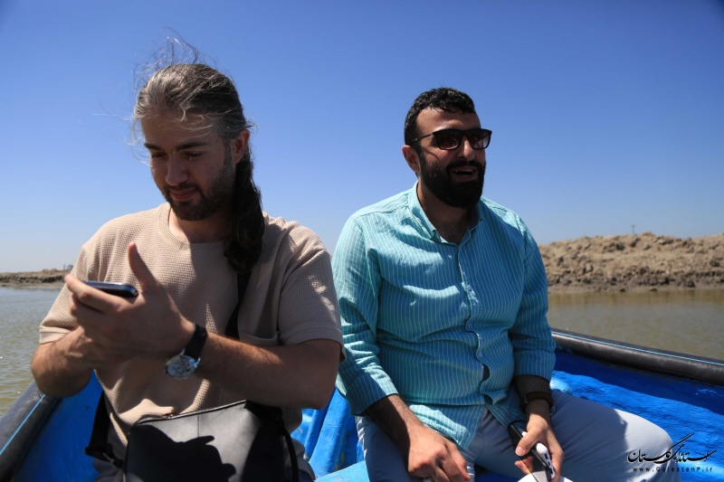 گزارش تصویری از تور آشنایی جمعی از اینفلوئنسرها و فعالان فضای مجازی استان گلستان به جزیره آشوراده