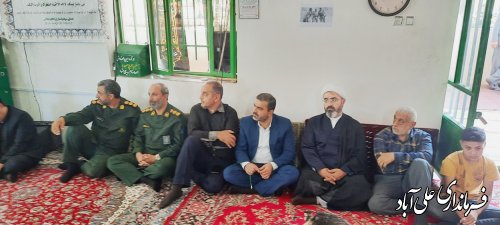 یادواره شهدای روستای سیاه مرز کوه در شهرستان علی آبادکتول برگزار شد