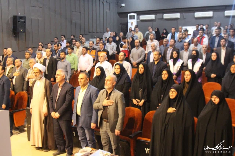 آئین متمرکزکلنگ زنی و افتتاح پروژه های عمرانی و اقتصادی هفته دولت در شهرستان بندرگز