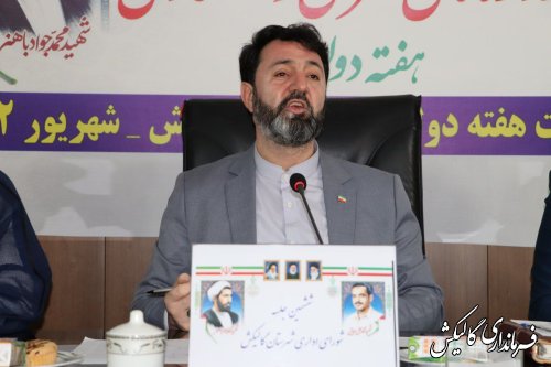 تعداد ۲۱۷ پروژه عمرانی و اقتصادی شهرستان گالیکش  در هفته دولت تبیین و معرفی شد