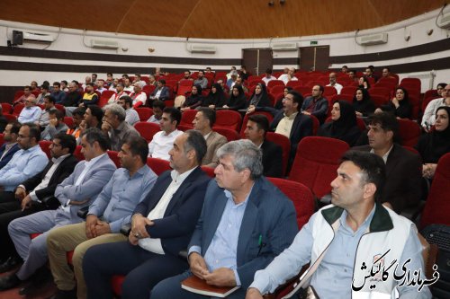 آئین تجلیل از کارمندان نمونه‌ ادارات شهرستان گالیکش برگزار شد
