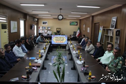 مراسم تکریم و معارفه معاون سیاسی،امنیتی و اجتماعی فرمانداری آزادشهر برگزار شد