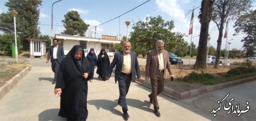 معاون استاندار وفرماندار ویژه شهرستان گنبدکاووس از خوابگاه دانشجویی بازدید کرد