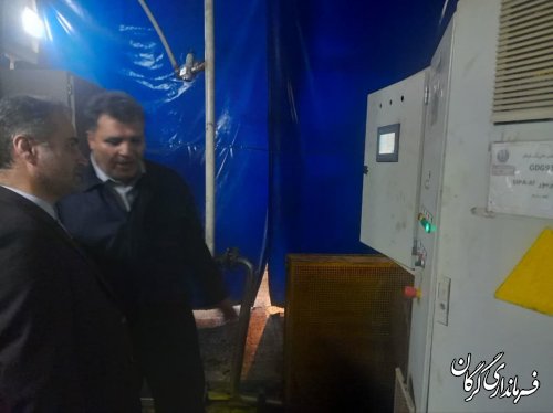 فرماندار شهرستان از شرکت زمزم گرگان بازدید کرد