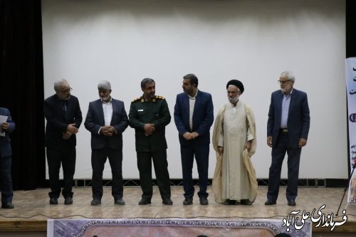 مراسم سراسری جهاد و مقاومت همراه با تجلیل از زنان پیشکسوت دفاع مقدس علی آبادکتول برگزار شد