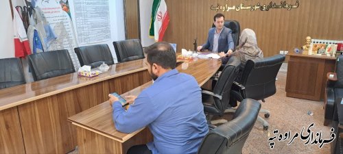 ملاقات مردمی فرماندار شهرستان مراوه تپه برگزار شد