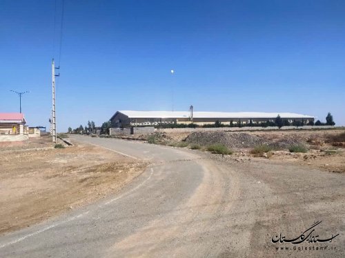 بازدید مدیرکل پدافند غیرعامل استان از شهرک صنعتی اترک
