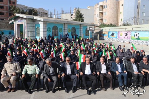 زنگ ایثار و مقاومت درمدارس شهرستان گنبدکاووس نواخته شد