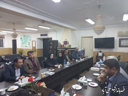 جلسه بررسی و رفع موانع و حل مشکلات دانشگاه فرهنگیان و دانشگاه پیام نور علی آبادکتول برگزار شد