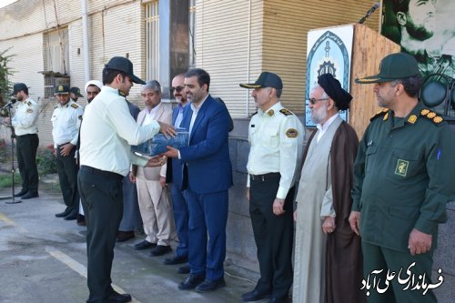 سخنرانی فرماندار علی آباد کتول در مراسم صبحگاه مشترک نیروهای انتظامی