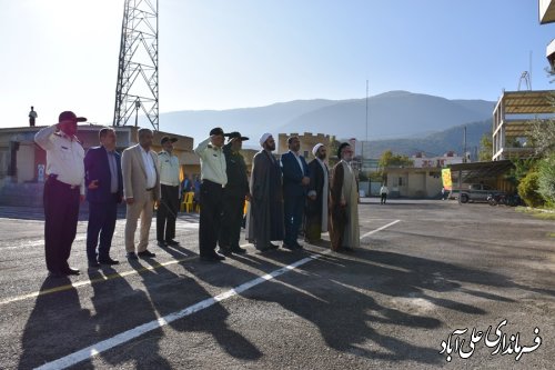 سخنرانی فرماندار علی آباد کتول در مراسم صبحگاه مشترک نیروهای انتظامی