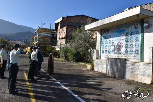 سخنرانی فرماندار علی آباد کتول در مراسم صبحگاه مشترک نیروهای انتظامی