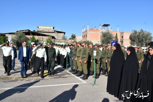 سخنرانی فرماندار علی آباد کتول در مراسم صبحگاه مشترک نیروهای انتظامی