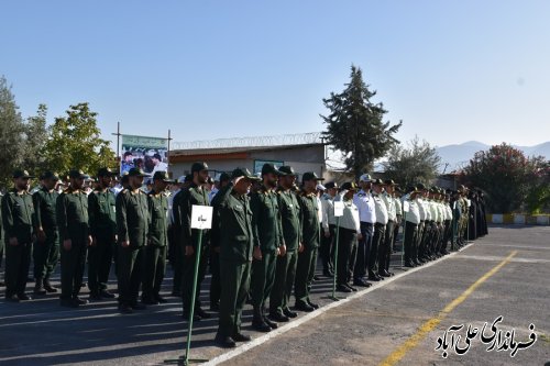 سخنرانی فرماندار علی آباد کتول در مراسم صبحگاه مشترک نیروهای انتظامی