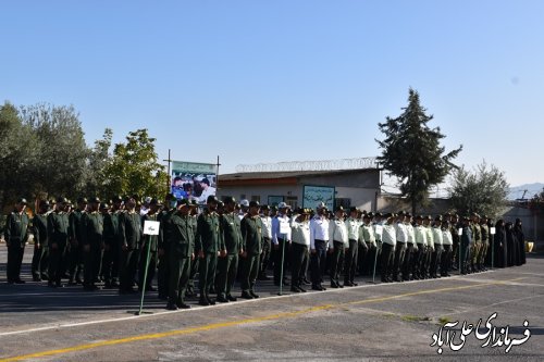 سخنرانی فرماندار علی آباد کتول در مراسم صبحگاه مشترک نیروهای انتظامی