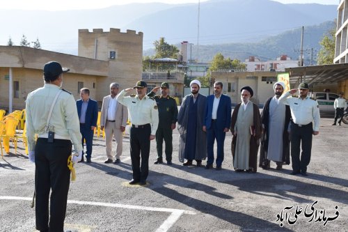 سخنرانی فرماندار علی آباد کتول در مراسم صبحگاه مشترک نیروهای انتظامی