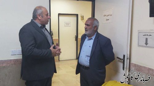 بازدید سرزده و شبانه فرماندار گالیکش از درمانگاه شماره یک شبکه بهداشت و درمان شهرستان