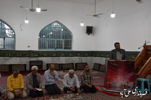 با حضور فرماندار علی آباد کتول میز خدمت در روستای بلوک غلام برگزار شد