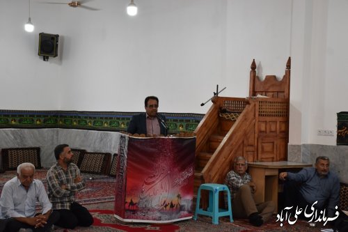با حضور فرماندار علی آباد کتول میز خدمت در روستای بلوک غلام برگزار شد