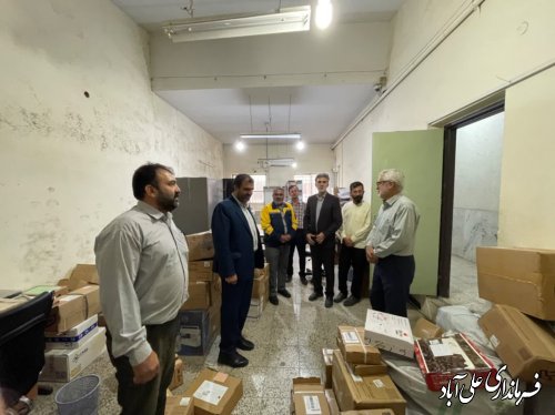 دیدار فرماندار علی آباد کتول با رئیس و کارکنان اداره پست