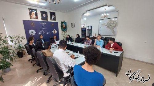 نشست فرماندار گرگان با نخبگان مهارتی اعزامی المپیاد کشوری
