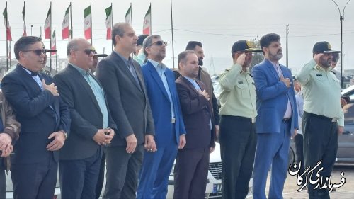 آیین رونمایی از اِلمان پلیس با حضور فرماندار شهرستان گرگان برگزار شد