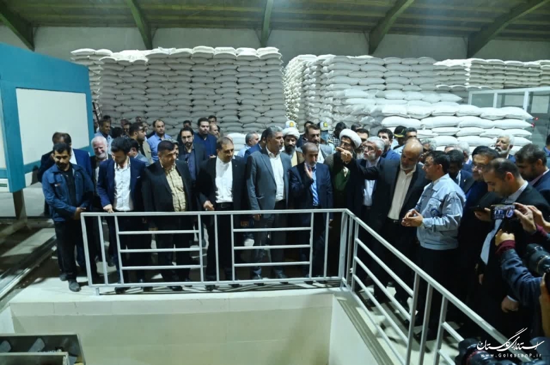 افتتاح کارخانه شالیکوبی مدرن با حضور وزیرکشور