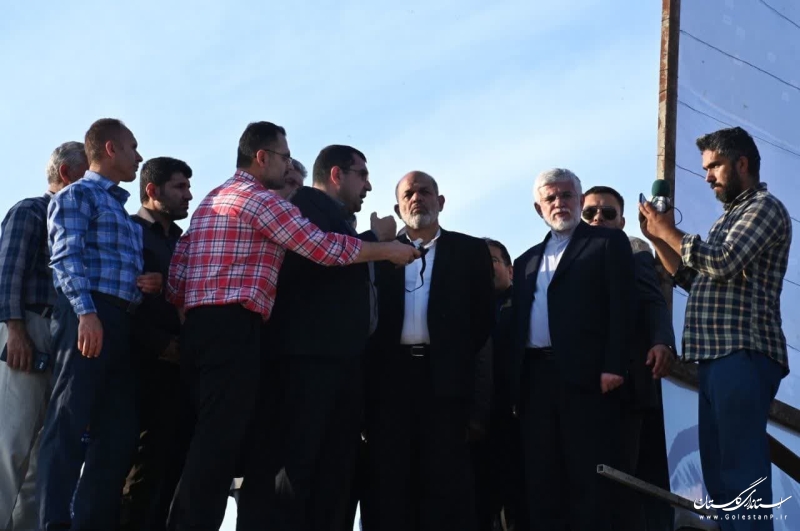 بازدید وزیر کشور از سد آقدکش