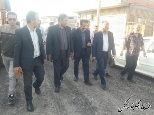 آغاز عملیات آسفالت ۱۱ هزار مترمربع روستای چاپاقلی شهرستان بندرترکمن