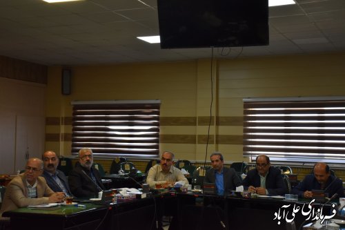 برگزاری جلسه هماهنگی ستاد راهیان نور شهرستان با حضور فرماندار علی آباد کتول