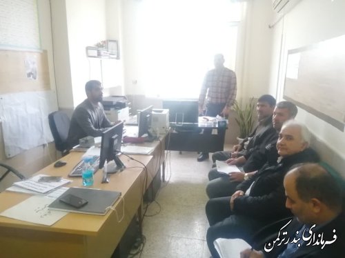بازدید از شعب و محل اخذ رای در شهرستان ترکمن