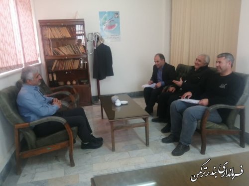 بازدید از شعب و محل اخذ رای در شهرستان ترکمن