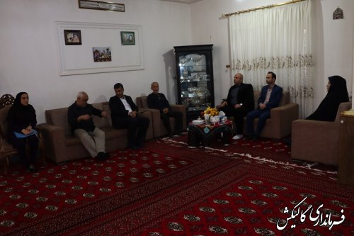 فرماندار گالیکش با پیشکسوت فوتبال این شهرستان دیدار کرد