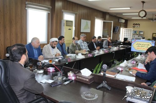 فرماندار آزادشهر بر حضور قاطعانه مدیران در میدان مبارزه با مواد مخدر تاکید کرد