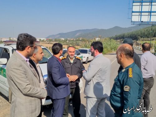اجرای طرح مقابله با قاچاق کالا، قرارگاه «شهید مزروعی» در شهرستان رامیان