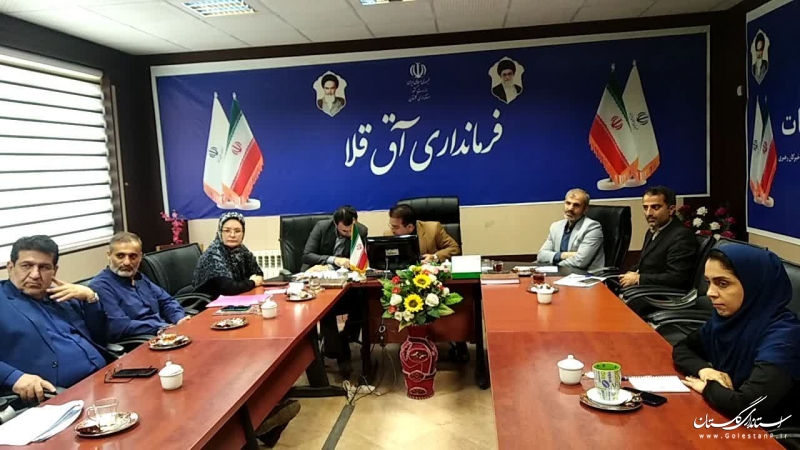 بازدید معاون استاندار از فرمانداری و ستاد انتخابات شهرستان آق قلا